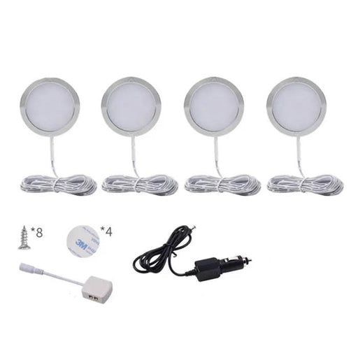 4x 12V LED Down Light Cabin Ceiling Lamp Caravan Camper Trailer Car RV White – view 2