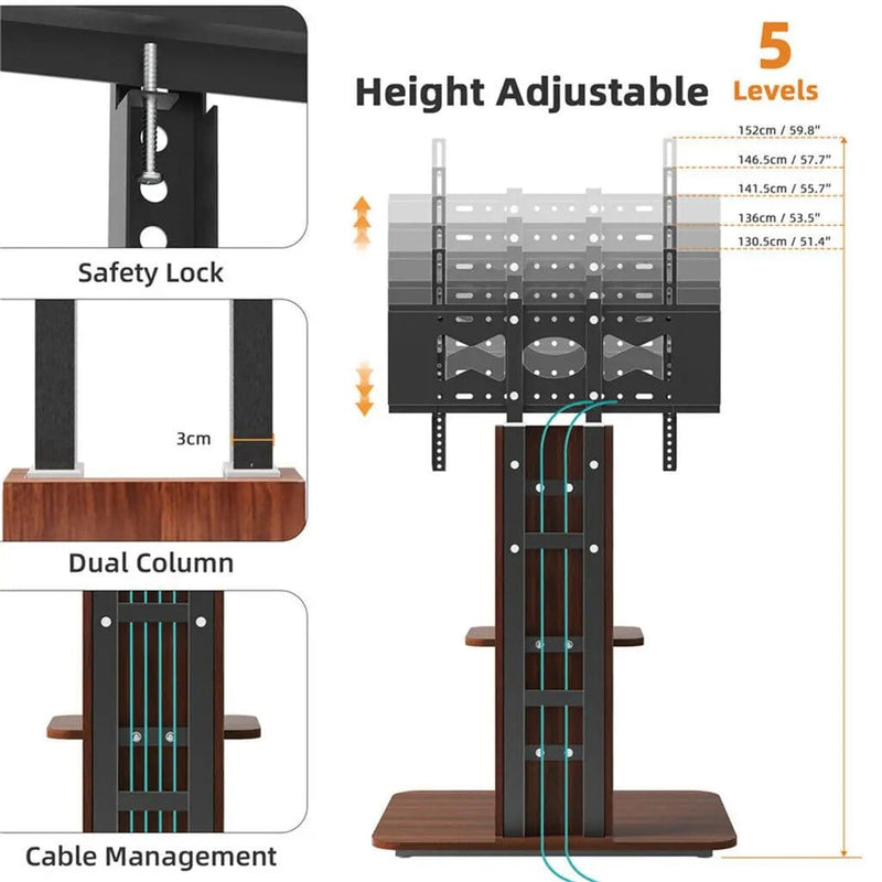 salelink.co.nz Unbranded TV Floor Stand TV Floor Stand | Action Outdoors NZ
