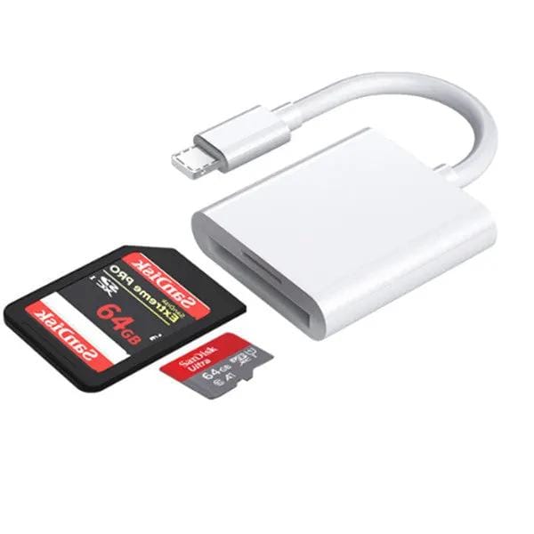 iPhone iPad Lightning to SD Card Reader Camera Adapter Phone Macbook – view 1