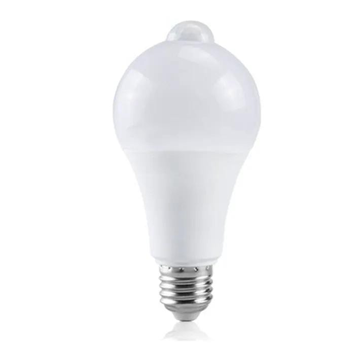 E27 12W PIR Sensor LED Bulb Warm White Motion Activated Light Bulb – view 1