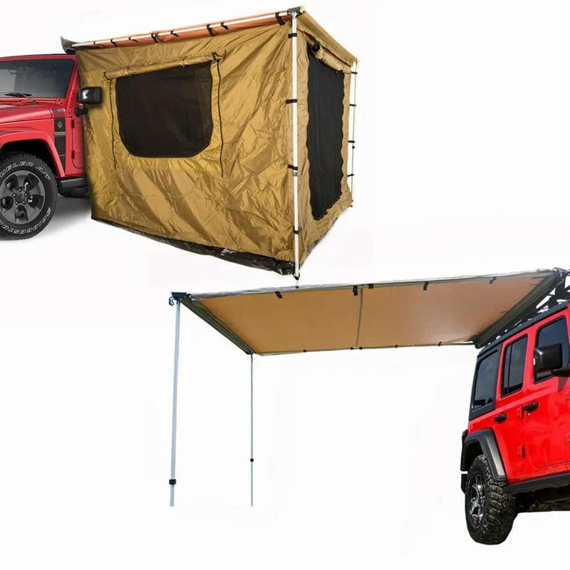 salelink.co.nz Unbranded 2m x 2.5m Awning and Awning Room Tent for Camping SUV Salelink 2m by 2.5m SUV Awning With Room Tent