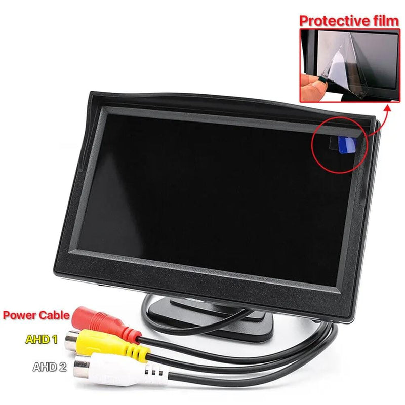 Wireless 5" Monitor Reverse Camera Rear View Parking – view 5