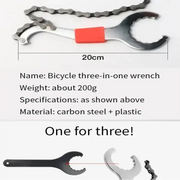 Habicare Bicycle Chain Whip & Bottom Bracket Wrench Bicycle Chain Whip & Bottom Bracket Wrench