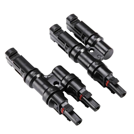 2 To 1 T Branch Cable Connectors PV Solar Panel Connector Male and Female – view 1