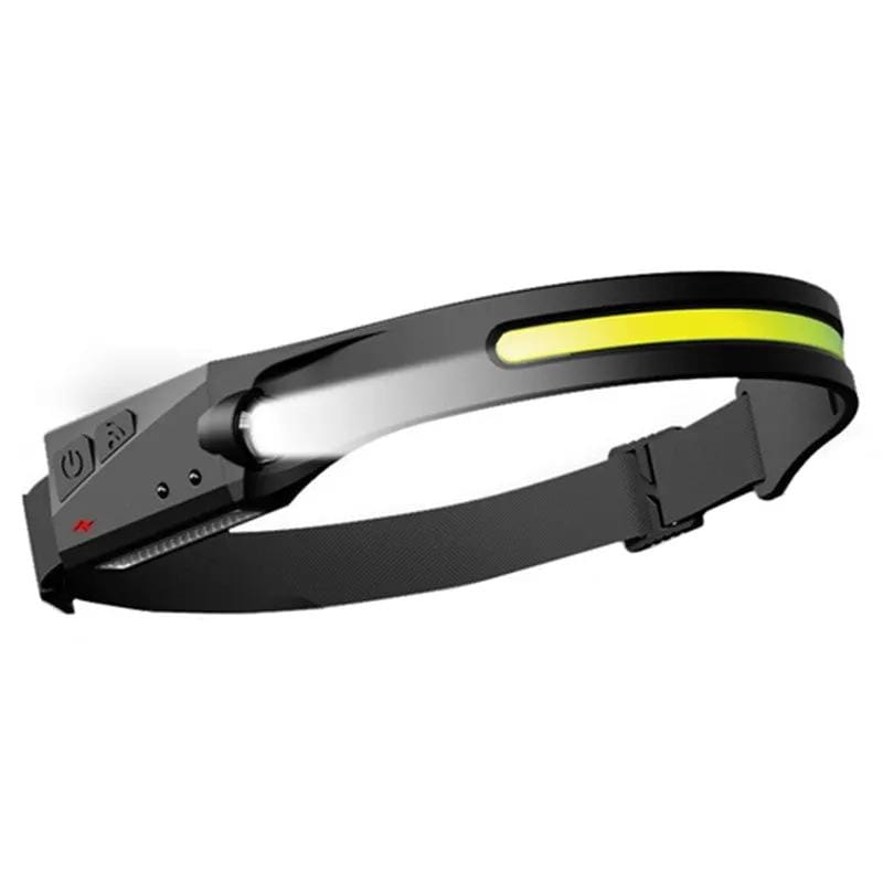 salelink.co.nz Unbranded LED Head Torch Headlight Headlamp Water Resistant COB LED Head Torch With Motion Sensor