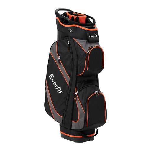 Everfit 14 Ways Dividers Golf Bag Stand Insulated Carry Bag Zippered Rain Cover – view 1