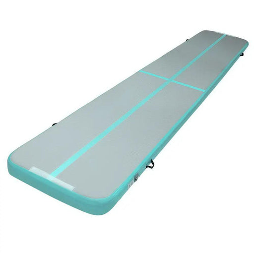 Everfit GoFun 5X1M Inflatable Air Track Mat Tumbling Floor Home Gymnastics Green – view 1