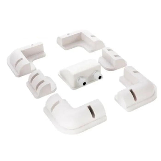 Solar Panels Corner Mounting Brackets Kit 7PCS Caravan Boat RV Vehicle Roof Mount – view 1