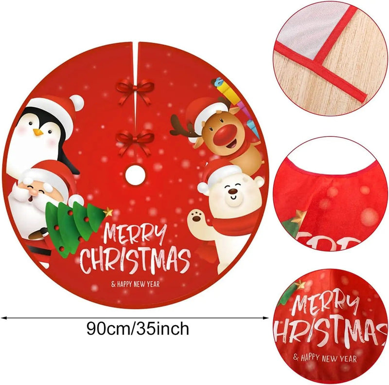 salelink.co.nz Unbranded Christmas Tree Skirt 90x90cm (TT706(1)) Christmas Tree Skirt 90x90cm (TT706(1)) | Action Outdoors NZ