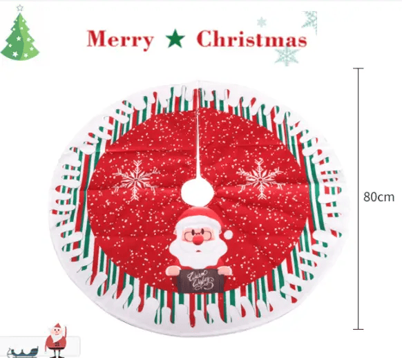salelink.co.nz Unbranded Christmas Tree Skirt 80x80cm Christmas Tree Skirt 80x80cm | Action Outdoors NZ