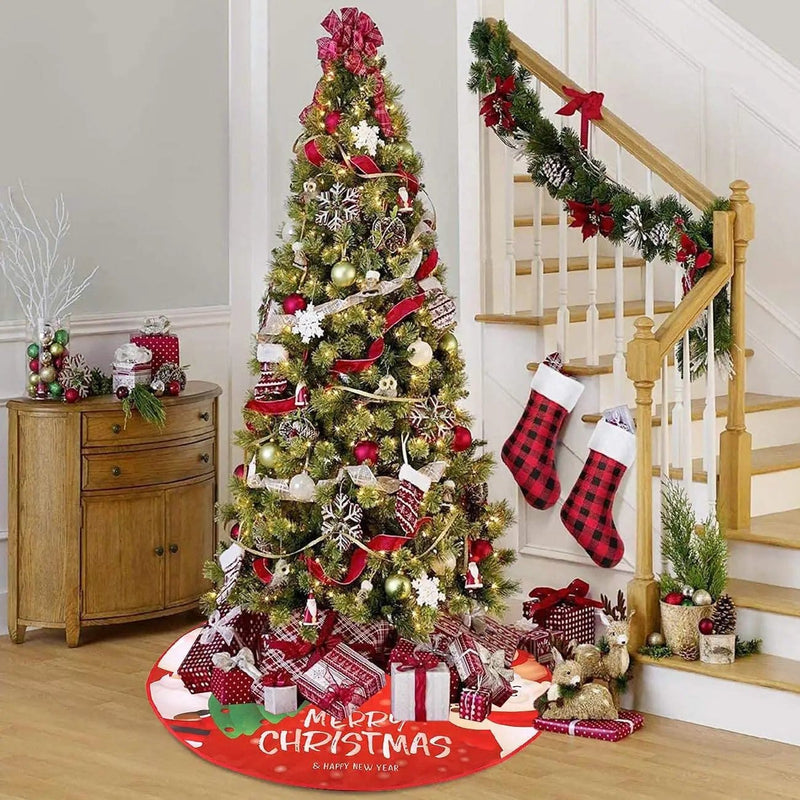 salelink.co.nz Unbranded Christmas Tree Skirt 90x90cm (TT706(1)) Christmas Tree Skirt 90x90cm (TT706(1)) | Action Outdoors NZ