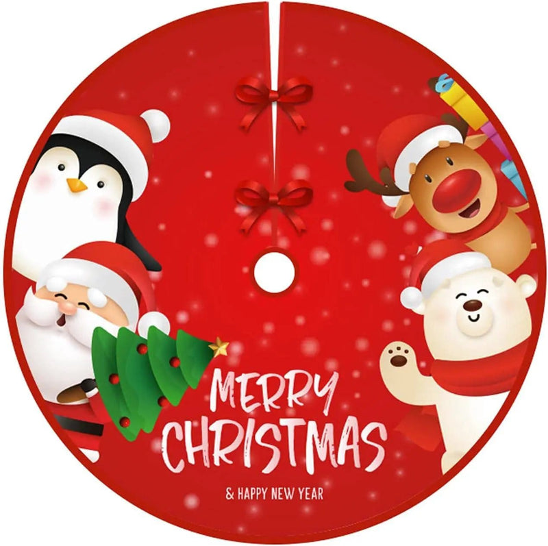 salelink.co.nz Unbranded Christmas Tree Skirt 90x90cm (TT706(1)) Christmas Tree Skirt 90x90cm (TT706(1)) | Action Outdoors NZ