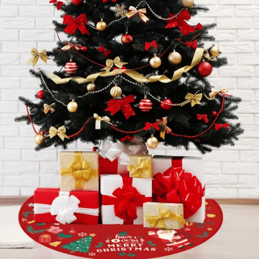 salelink.co.nz Unbranded Christmas Tree Skirt 90x90cm (TT706(2)) Christmas Tree Skirt 90x90cm (TT706(2)) | Action Outdoors NZ