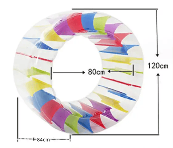 salelink.co.nz Unbranded Inflatable Wheel Roller 120x84x80cm Inflatable Wheel Roller 120x84x80cm | Action Outdoors NZ