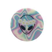 9eight5 Phone/Tablet Accessories Expanding Finger Grip (Flower Crown Alien) Expanding Finger Grip (Flower Crown Alien)