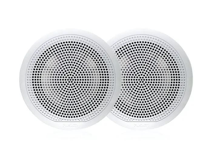 Fusion EL Series 6.5 Inch Marine Speaker Classic White Shallow Mount