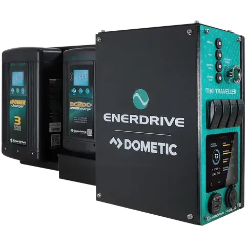 Enerdrive Traveller Left Mount 40A DC to DC Charger with ePRO Monitor