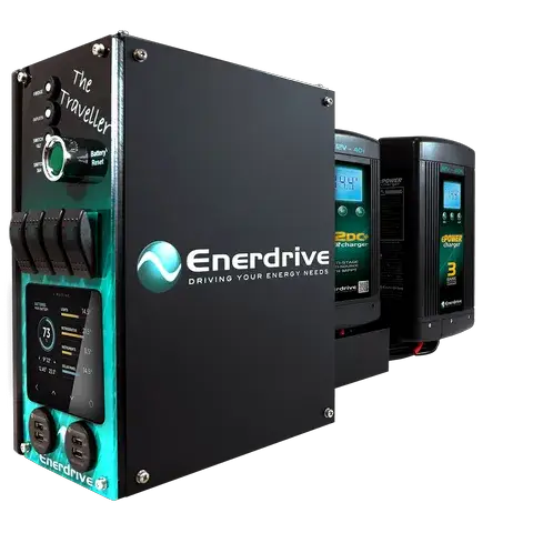 Enerdrive Traveller Left Mount 40A DC to DC Charger With ePRO Monitor