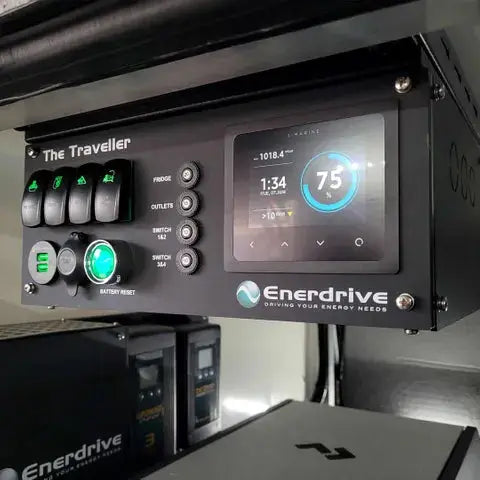 Enerdrive Traveller Power System Top Mount 40A 40DC With Simarine