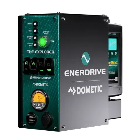 Enerdrive Explorer Power System Left Mount 40DC With EPRO Monitor