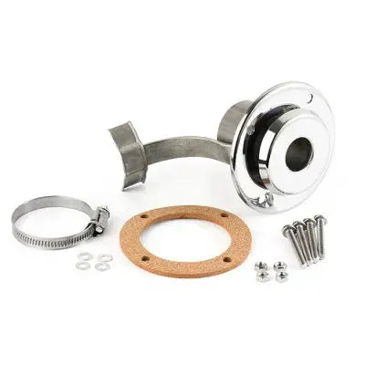 Wallas Hull Lead Through Exhaust Fitting Kit for Coaxial Systems