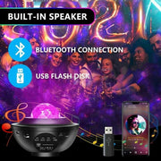 LED Galaxy Starry Night Light Galaxy Projector Light – view 6