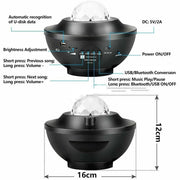 LED Galaxy Starry Night Light Galaxy Projector Light – view 5