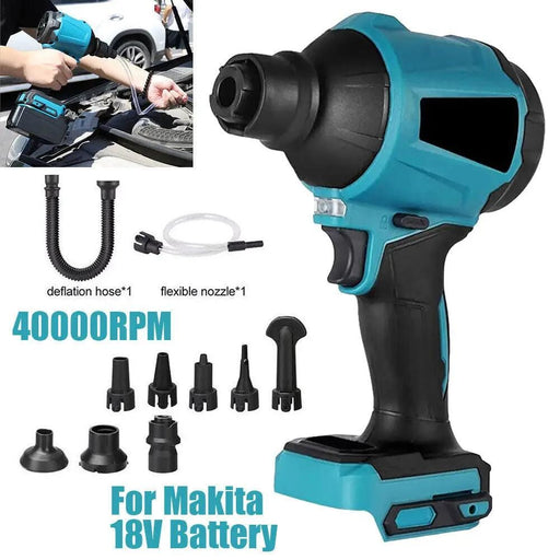 Cordless Air Duster Dust Blower Inflator Cleaner Fits Makita 18V Battery – view 2