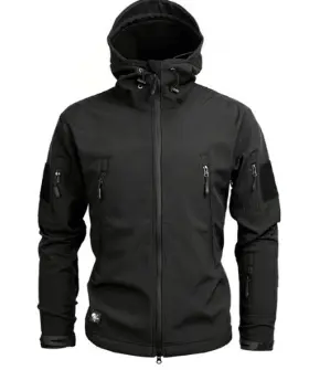 Wolf Tactical Softshell Jacket — Waterproof & Breathable | Men's Outdoor – view 3