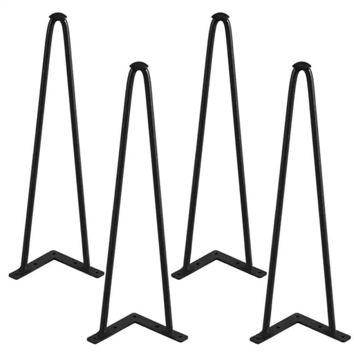 Yaheetech 4PCS 16 Inch Solid Hairpin Coffee Table Legs 3-Rods 4PCS 16 Inch Solid Hairpin Coffee Table Legs 3-Rods