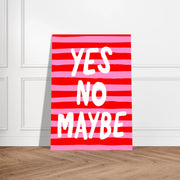 Blank Wall Print Shop Print Material Yes No Maybe Yes No Maybe