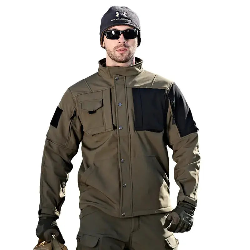 Rhino 2.0 Men's Tactical Softshell Jacket — Sharkskin Fleece Lined Windproof | Outdoor & Hiking – view 3