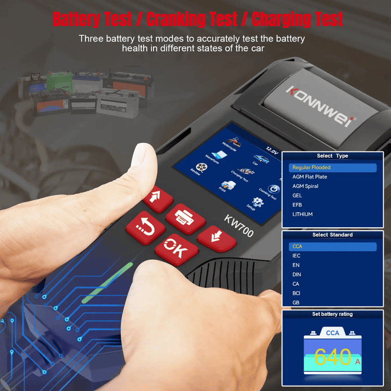 salelink.co.nz Unbranded KW700 Digital Battery Tester KW700 Digital Battery Tester | Action Outdoors NZ