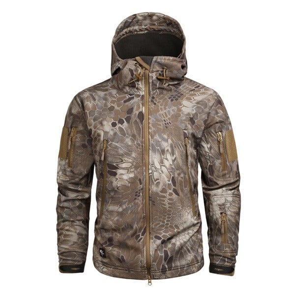 Mead's Supply & Equipment Outfitters limited Digital Camo Waterproof Mountaineering Jacket Windproof Breathable Unisex Digital Camo Waterproof Mountaineering Jacket