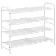 Yaheetech 4 Tier Iron Shoe Rack Organiser 4 Tier Iron Shoe Rack Organiser