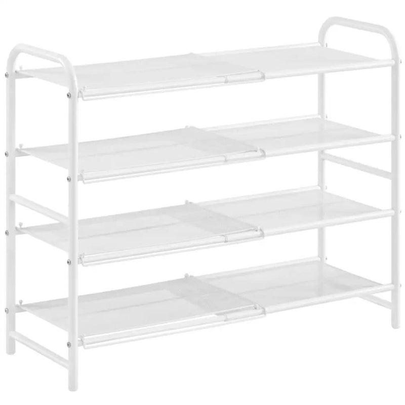 Yaheetech 4 Tier Iron Shoe Rack Organiser 4 Tier Iron Shoe Rack Organiser
