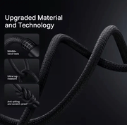 techplus Micro USB Nylon Braided Cable – Fast Charging & Data Sync Nylon Braided Micro USB Cable Fast Charging Data Sync