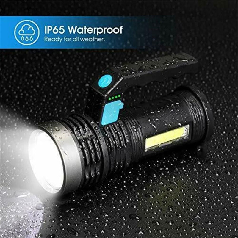 Super Bright Super Bright LED Torch Tactical 4 Models USB Rechargeable Flashlight – view 5