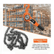 salelink.co.nz Unbranded 0.75T 3M Lever Block Chain Hoist 0.75T 3M Lever Block Chain Hoist | Action Outdoors NZ