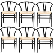 Yaheetech 6pcs Weave Dining Chairs 6pcs Weave Dining Chairs