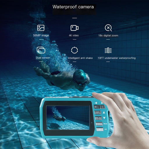 China Dropship Camera 4K Digital Underwater Camera With Dual LCD Screens And 56MP Photo 4K Digital Underwater Camera With 56MP Photos