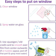 salelink.co.nz Unbranded 45cmx200cm 3D Rainbow Window Film 45cmx200cm 3D Rainbow Window Film | Action Outdoors NZ