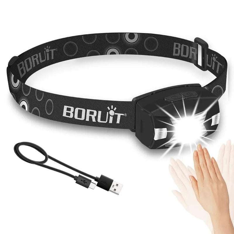 G7 Super Bright Headlamp Light Sensor Mini LED Flashlight Waterproof Rechargeabl – view 7