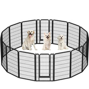 Yaheetech 16pcs Dog pen Panels 120cm Height 16pcs Dog pen Panels 120cm Height