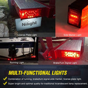 salelink.co.nz Unbranded 2PCS 12V Trailer Tail Lights 12V Trailer Tail Lights Kit 2Pcs Submersible