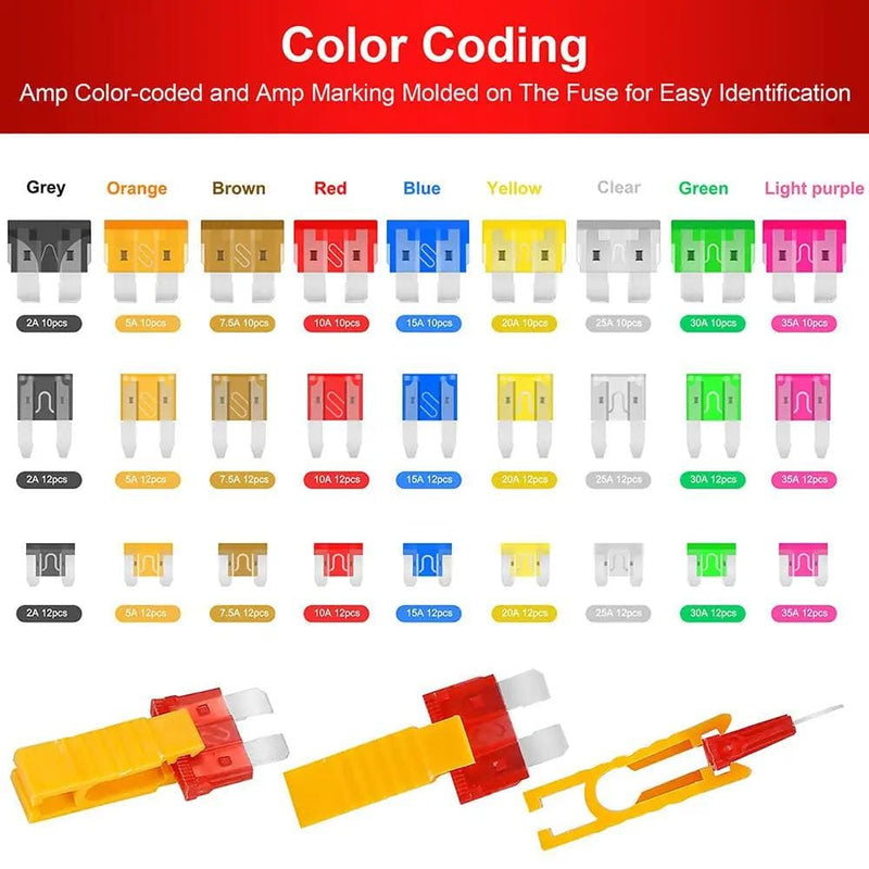 salelink.co.nz Unbranded 306PCS Car Fuse Kit 306PCS Car Fuse Kit | Action Outdoors NZ