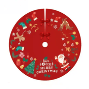 salelink.co.nz Unbranded Christmas Tree Skirt 90x90cm (TT706(2)) Christmas Tree Skirt 90x90cm (TT706(2)) | Action Outdoors NZ