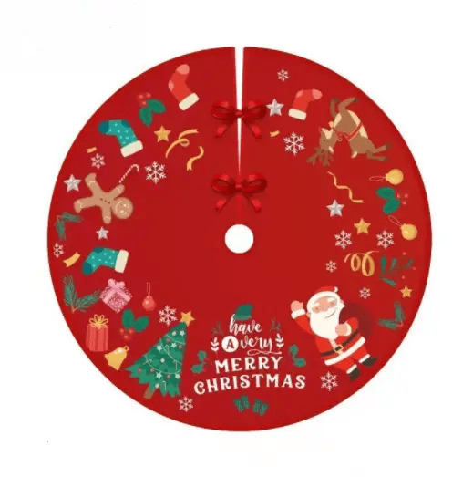 salelink.co.nz Unbranded Christmas Tree Skirt 90x90cm (TT706(2)) Christmas Tree Skirt 90x90cm (TT706(2)) | Action Outdoors NZ