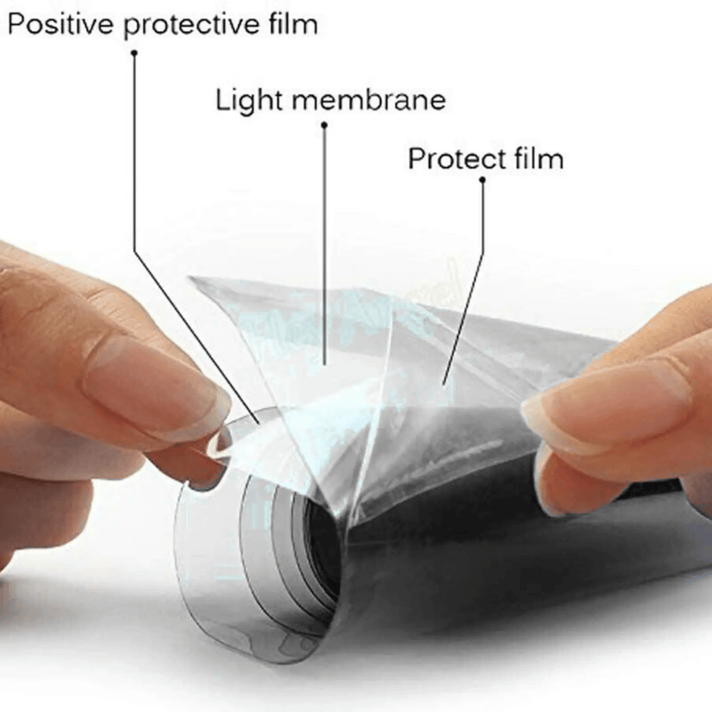 Car Headlight Tint Wrap Tail Fog Light Vinyl Wrap Kit 1Mx30CM – view 5