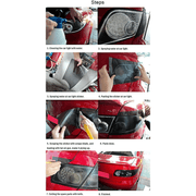 Car Headlight Tint Wrap Tail Fog Light Vinyl Wrap Kit 1Mx30CM – view 6